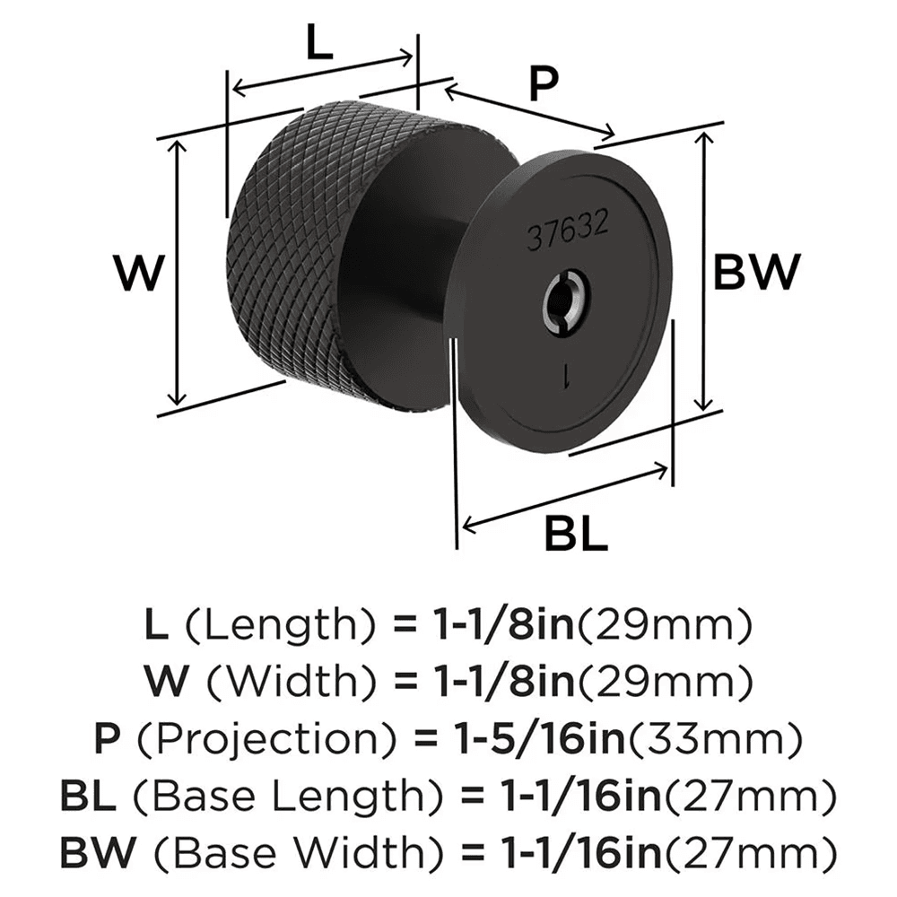 1-1/8" Balata Cabinet Knob, Oil-Rubbed Bronze Alt 1 - Image