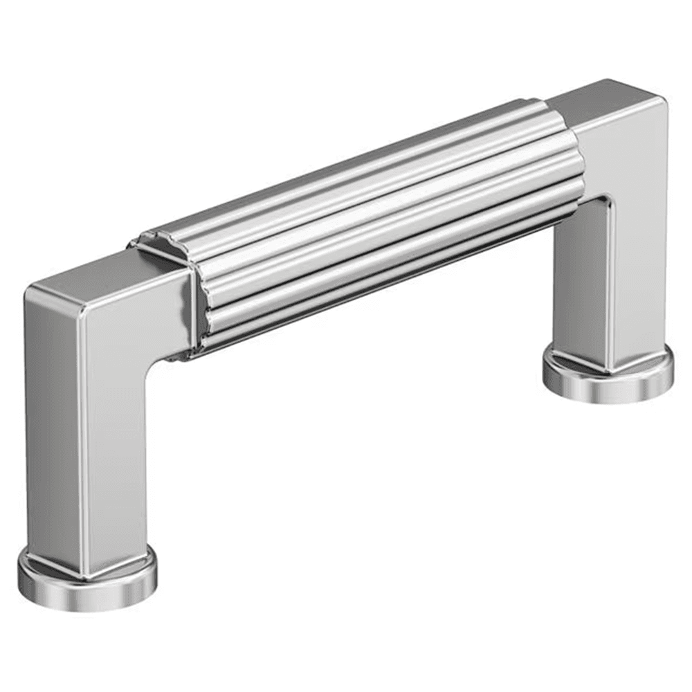 76mm Ballard Cabinet Pull, Polished Chrome Main - Image