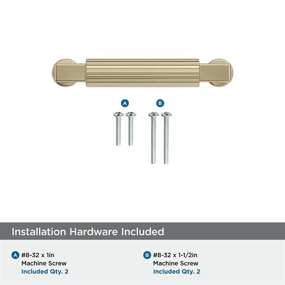 76mm Ballard Cabinet Pull, Golden Champagne Alt 2 - Image