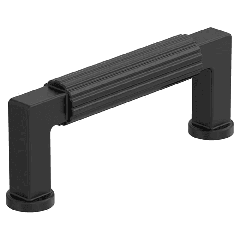 76mm Ballard Cabinet Pull, Matte Black Main - Image