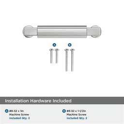 76mm Ballard Cabinet Pull, Polished Nickel Alt 2 - Image