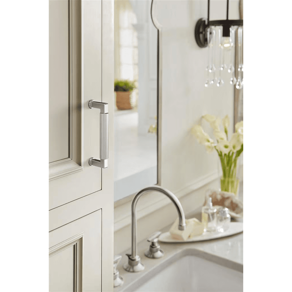 96mm Ballard Cabinet Pull, Polished Chrome Alt 3 - Image