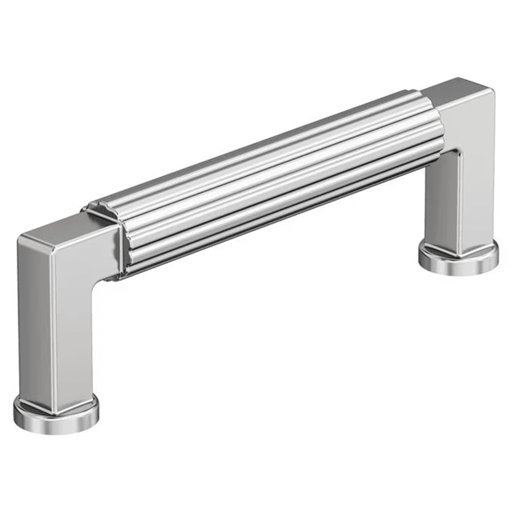 96mm Ballard Cabinet Pull, Polished Chrome Main - Image