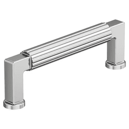 96mm Ballard Cabinet Pull, Polished Chrome Main - Image