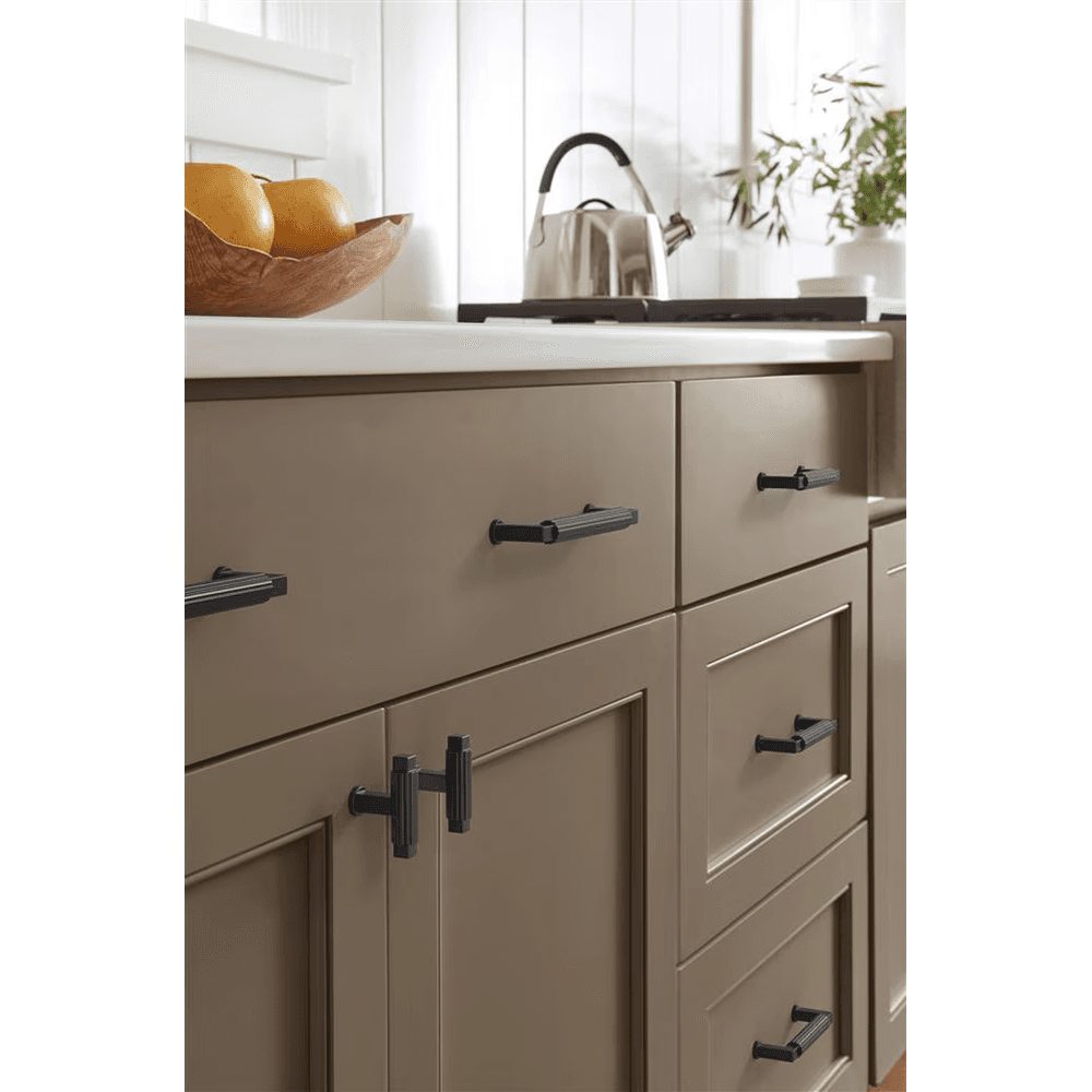 96mm Ballard Cabinet Pull, Matte Black Alt 4 - Image