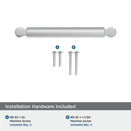 128mm Ballard Cabinet Pull, Polished Chrome Alt 2 - Image