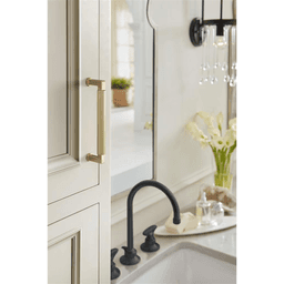 128mm Ballard Cabinet Pull, Golden Champagne Alt 3 - Image