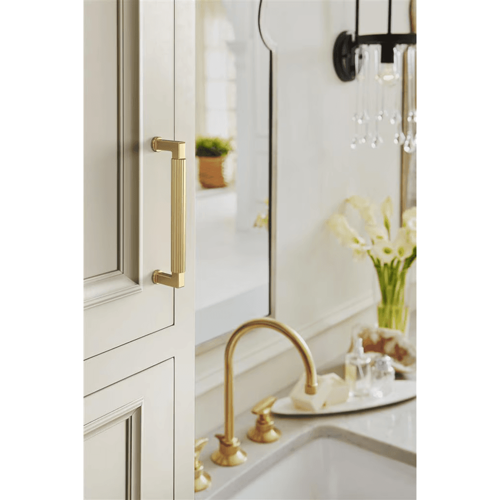 128mm Ballard Cabinet Pull, Champagne Bronze Alt 3 - Image