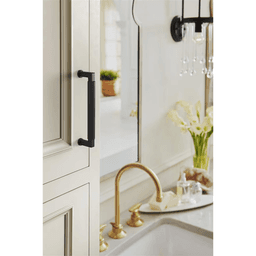 128mm Ballard Cabinet Pull, Matte Black Alt 3 - Image