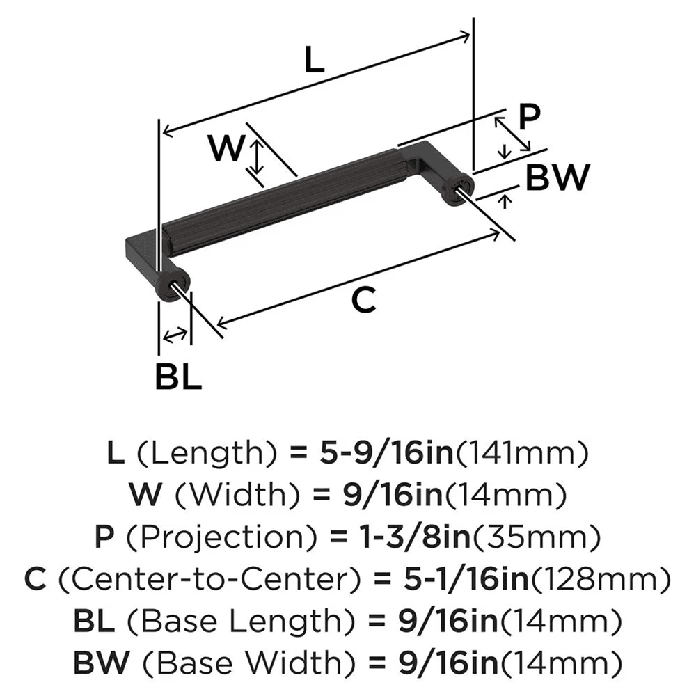128mm Ballard Cabinet Pull, Oil-Rubbed Bronze Alt 1 - Image