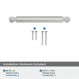 128mm Ballard Cabinet Pull, Polished Nickel Alt 2 - Image