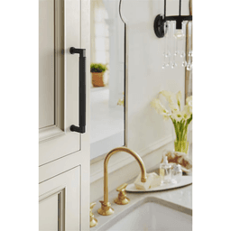 160mm Ballard Cabinet Pull, Matte Black Alt 3 - Image