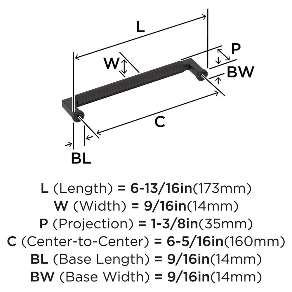 160mm Ballard Cabinet Pull, Oil-Rubbed Bronze Alt 1 - Image
