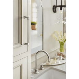 160mm Ballard Cabinet Pull, Polished Nickel Alt 3 - Image