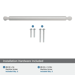 224mm Ballard Cabinet Pull, Satin Nickel Alt 2 - Image