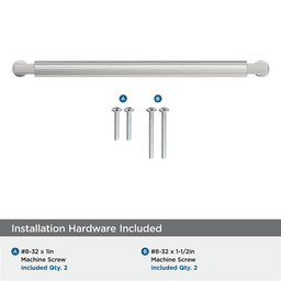 224mm Ballard Cabinet Pull, Polished Nickel Alt 2 - Image