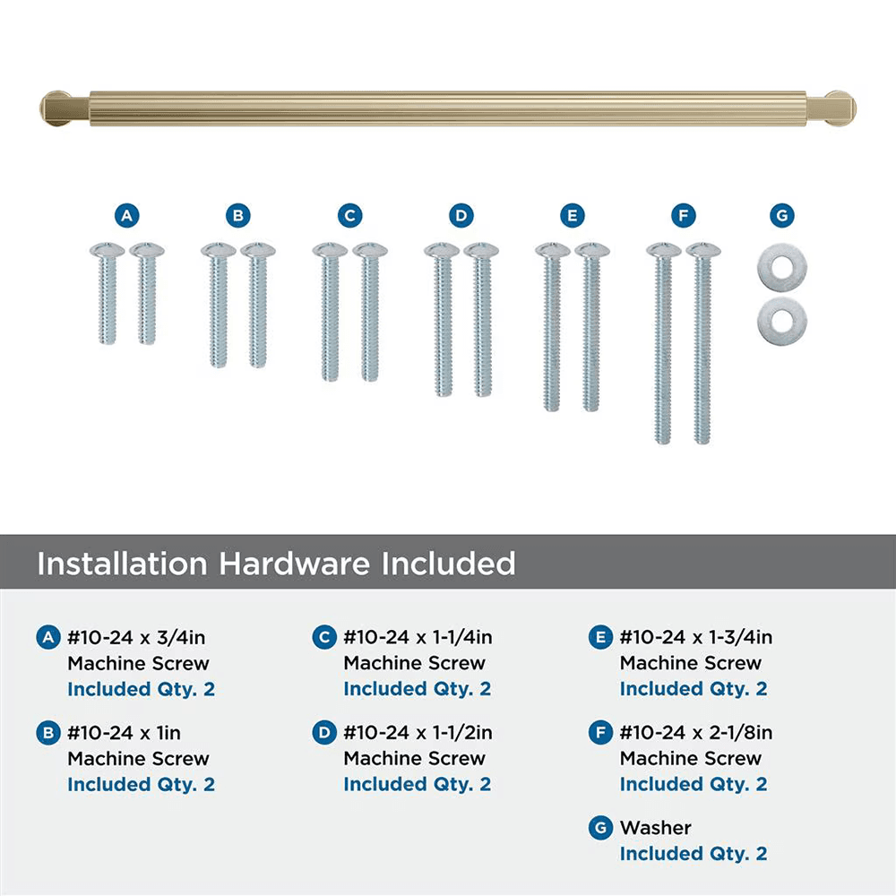 457mm Ballard Appliance Pull, Golden Champagne Alt 2 - Image