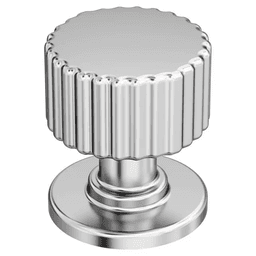 1-1/8" Ballard Cabinet Knob, Polished Chrome Main - Image