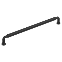 12-5/8" Coble Cabinet Pull, Matte Black Main - Image