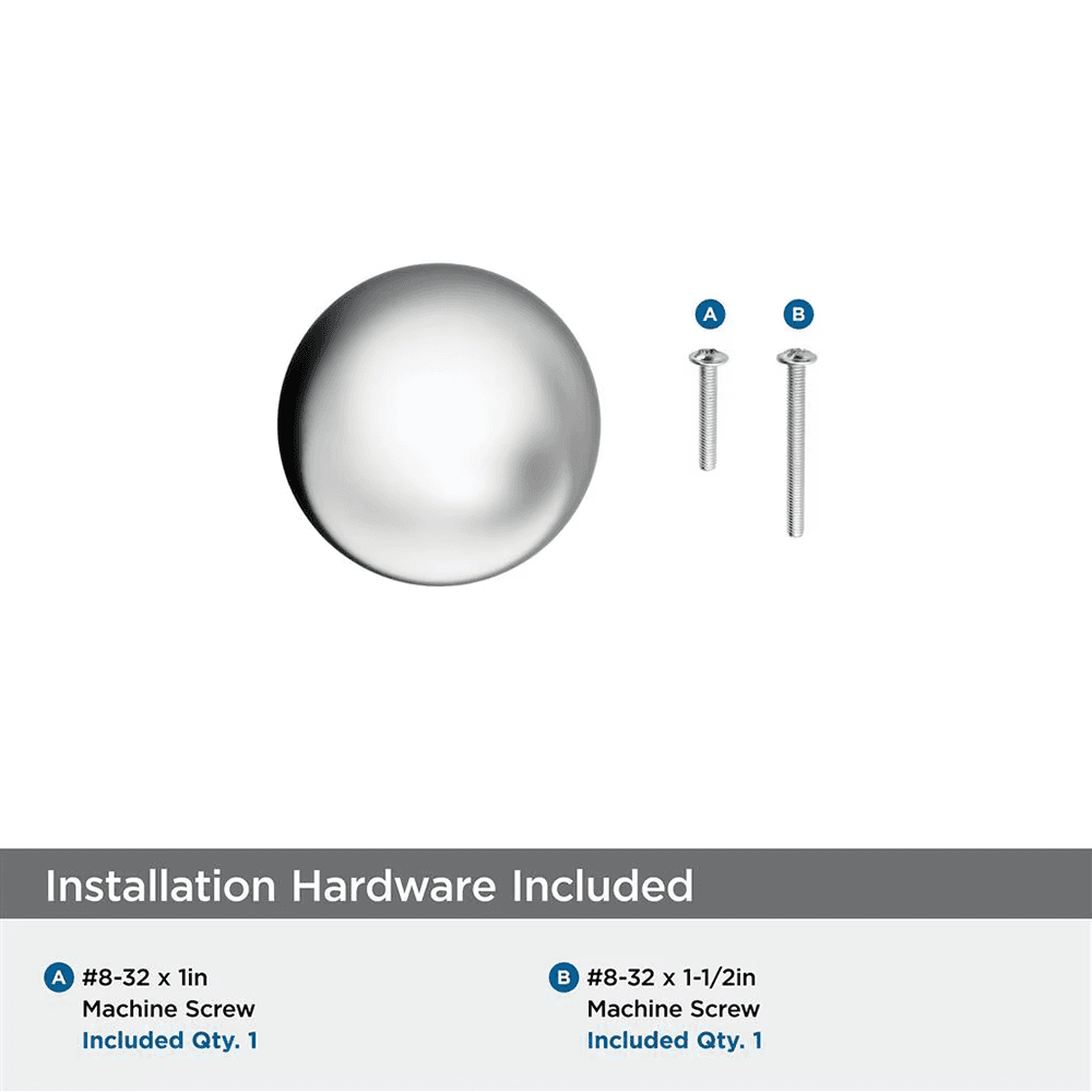 1-1/8" Collet Cabinet Knob, Satin Nickel Alt 2 - Image