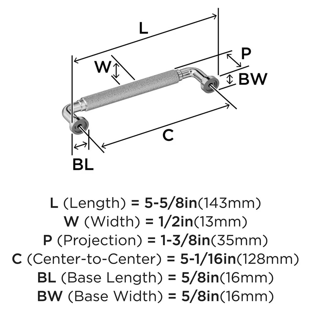 5-1/16" Collet Cabinet Pull, Oil-Rubbed Bronze Alt 1 - Image