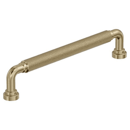 6-5/16" Collet Cabinet Pull, Golden Champagne Main - Image