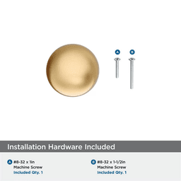 29mm Cowrie Cabinet Knob, Champagne Bronze Alt 2 - Image