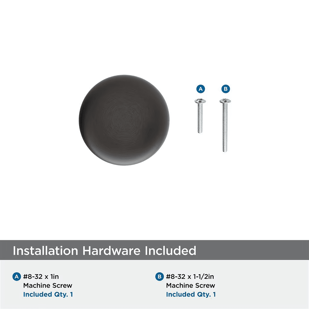 29mm Cowrie Cabinet Knob, Oil-Rubbed Bronze Alt 2 - Image