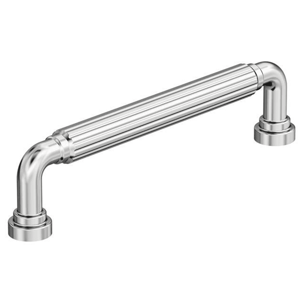 5-1/16" Cowrie Cabinet Pull, Polished Chrome Main - Image