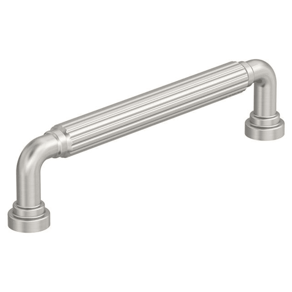 5-1/16" Cowrie Cabinet Pull, Satin Nickel Main - Image