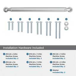 305mm Cowrie Appliance Pull, Polished Chrome Alt 2 - Image