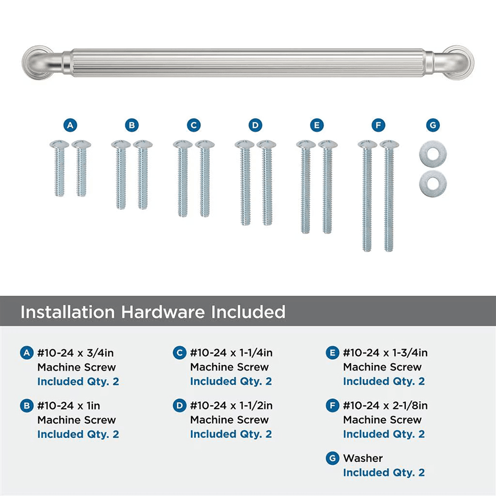 305mm Cowrie Appliance Pull, Satin Nickel Alt 2 - Image