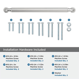305mm Cowrie Appliance Pull, Satin Nickel Alt 2 - Image
