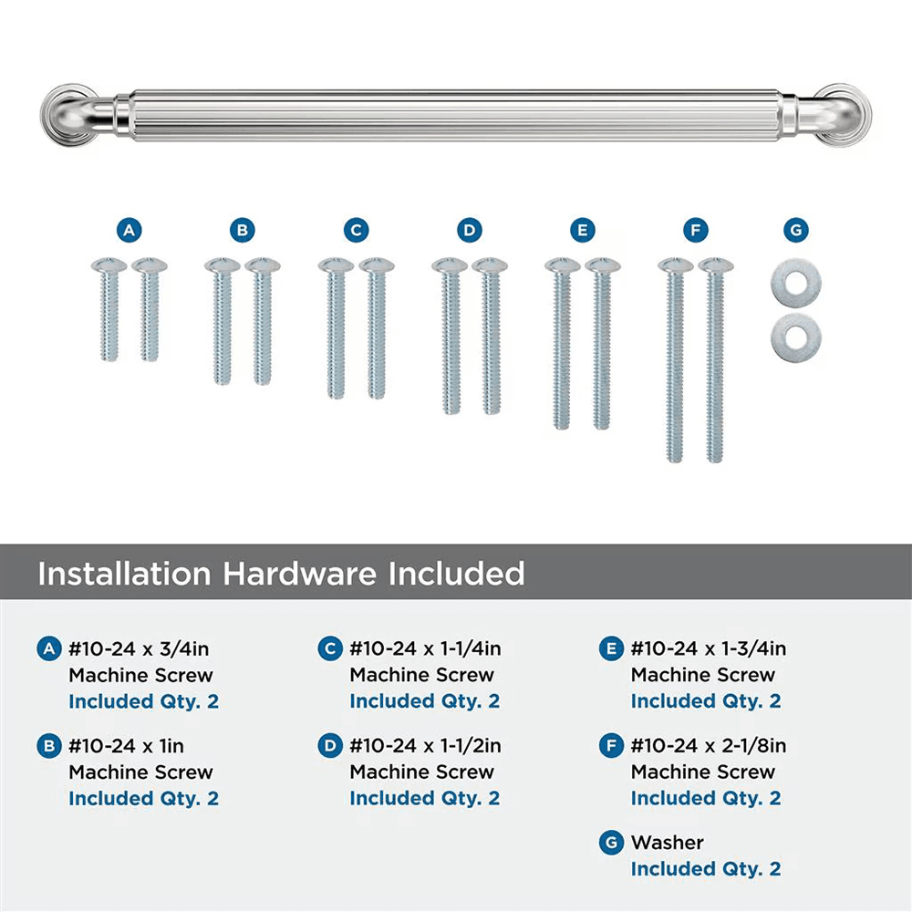 305mm Cowrie Appliance Pull, Polished Nickel Alt 2 - Image