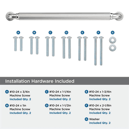 305mm Cowrie Appliance Pull, Polished Nickel Alt 2 - Image