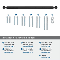 457mm Cowrie Appliance Pull, Matte Black Alt 2 - Image