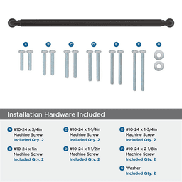 457mm Cowrie Appliance Pull, Oil-Rubbed Bronze Alt 2 - Image