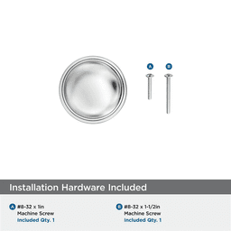 1-1/4" Enlivity Cabinet Knob, Polished Chrome Alt 2 - Image