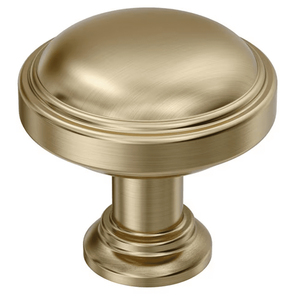 1-1/4" Enlivity Cabinet Knob, Golden Champagne Main - Image