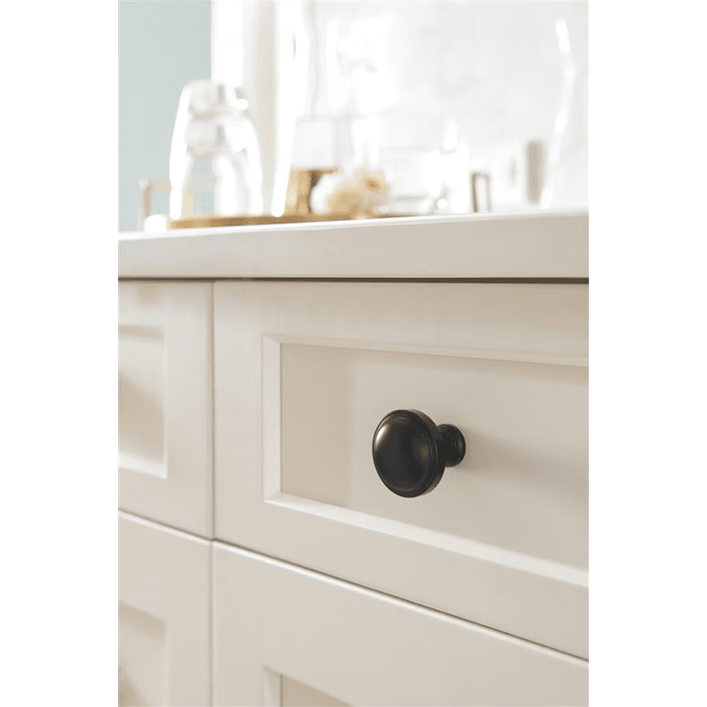 1-1/4" Enlivity Cabinet Knob, Matte Black Alt 3 - Image