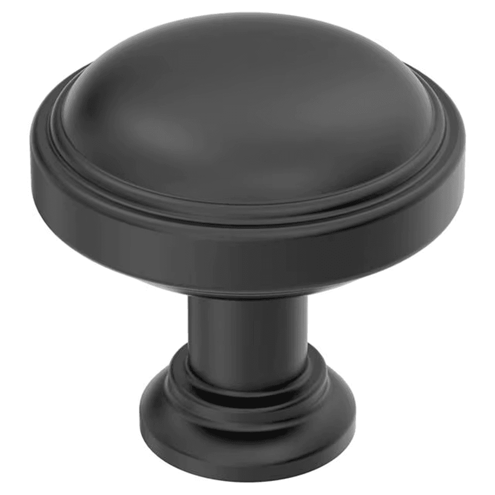 1-1/4" Enlivity Cabinet Knob, Matte Black Main - Image
