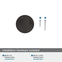 1-1/4" Enlivity Cabinet Knob, Oil-Rubbed Bronze Alt 2 - Image