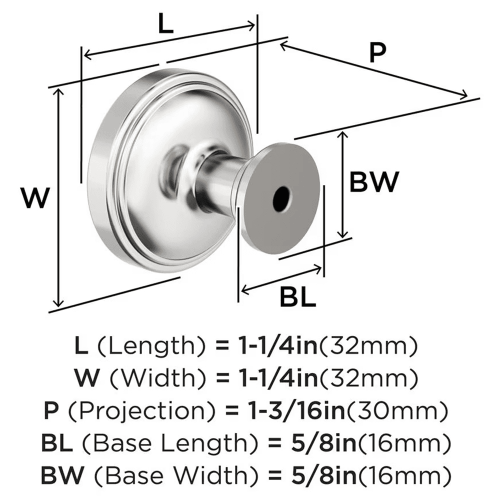 1-1/4" Enlivity Cabinet Knob, Polished Nickel Alt 1 - Image