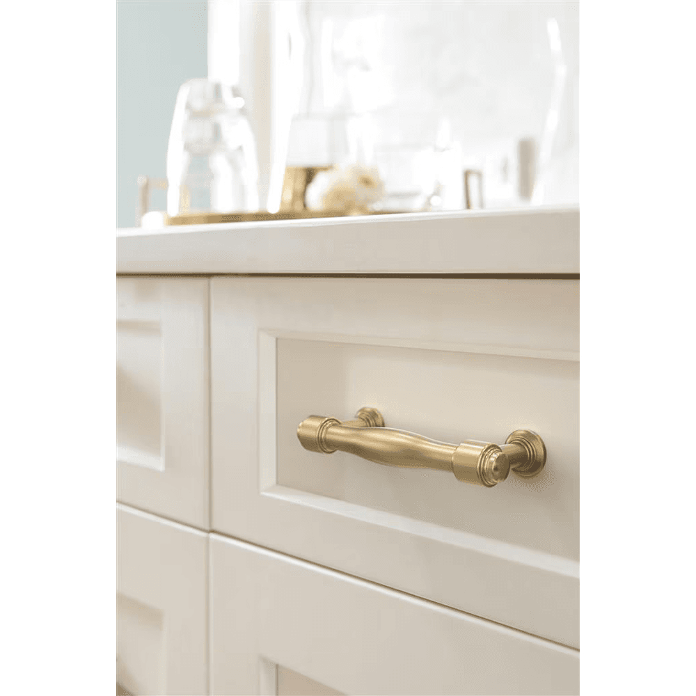 76mm Enlivity Cabinet Pull, Golden Champagne Alt 3 - Image
