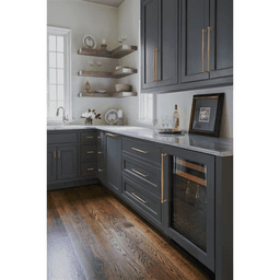 76mm Enlivity Cabinet Pull, Golden Champagne Alt 4 - Image