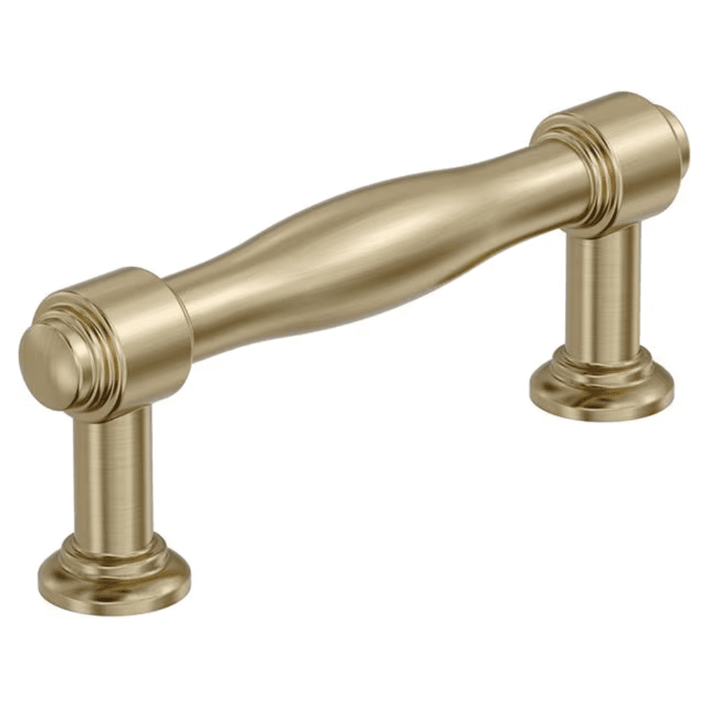 76mm Enlivity Cabinet Pull, Golden Champagne Main - Image