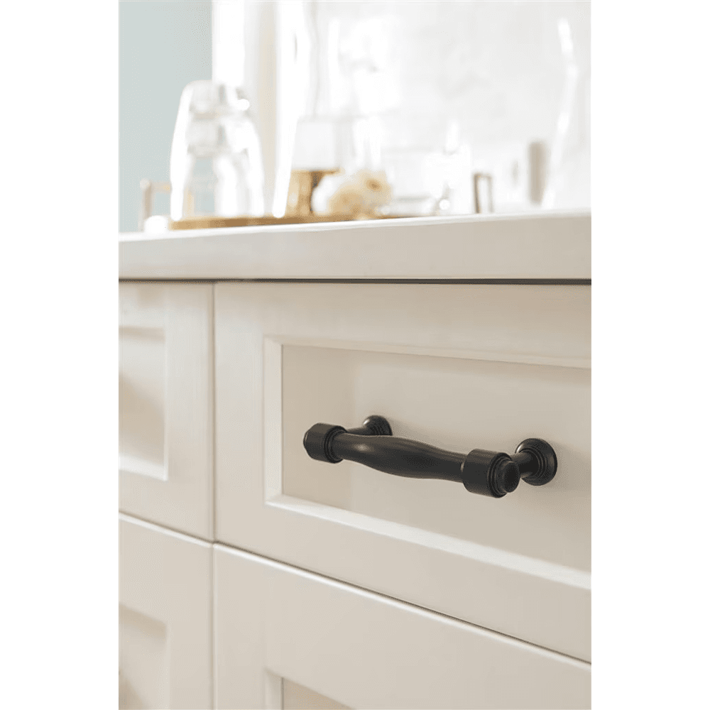 76mm Enlivity Cabinet Pull, Matte Black Alt 3 - Image