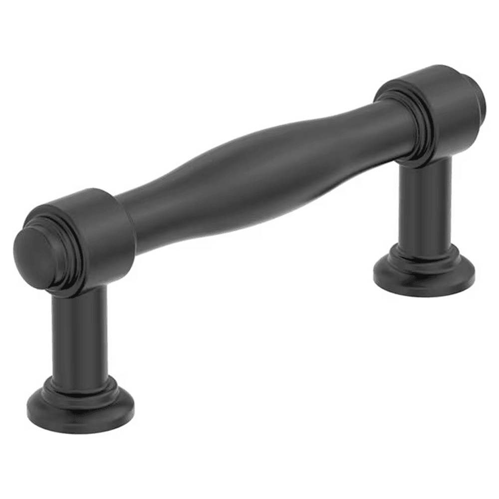 76mm Enlivity Cabinet Pull, Matte Black Main - Image
