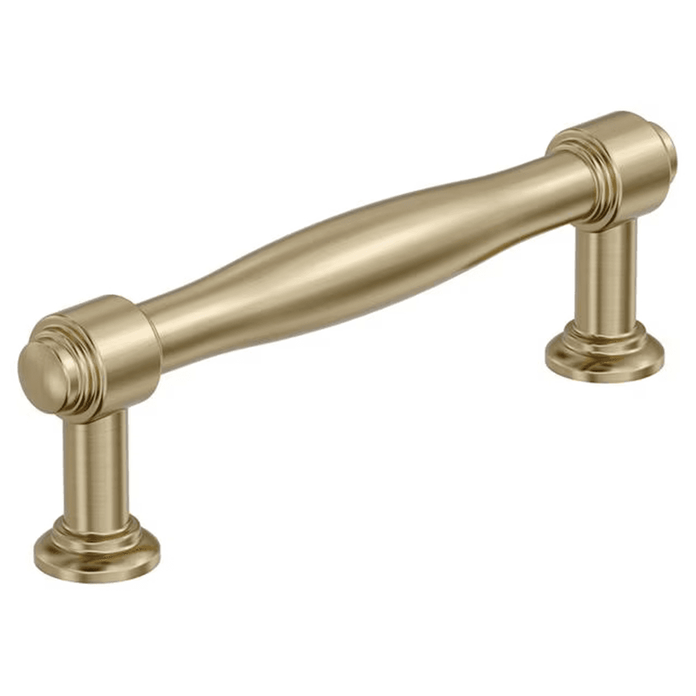 96mm Enlivity Cabinet Pull, Golden Champagne Main - Image