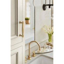 96mm Enlivity Cabinet Pull, Champagne Bronze Alt 3 - Image